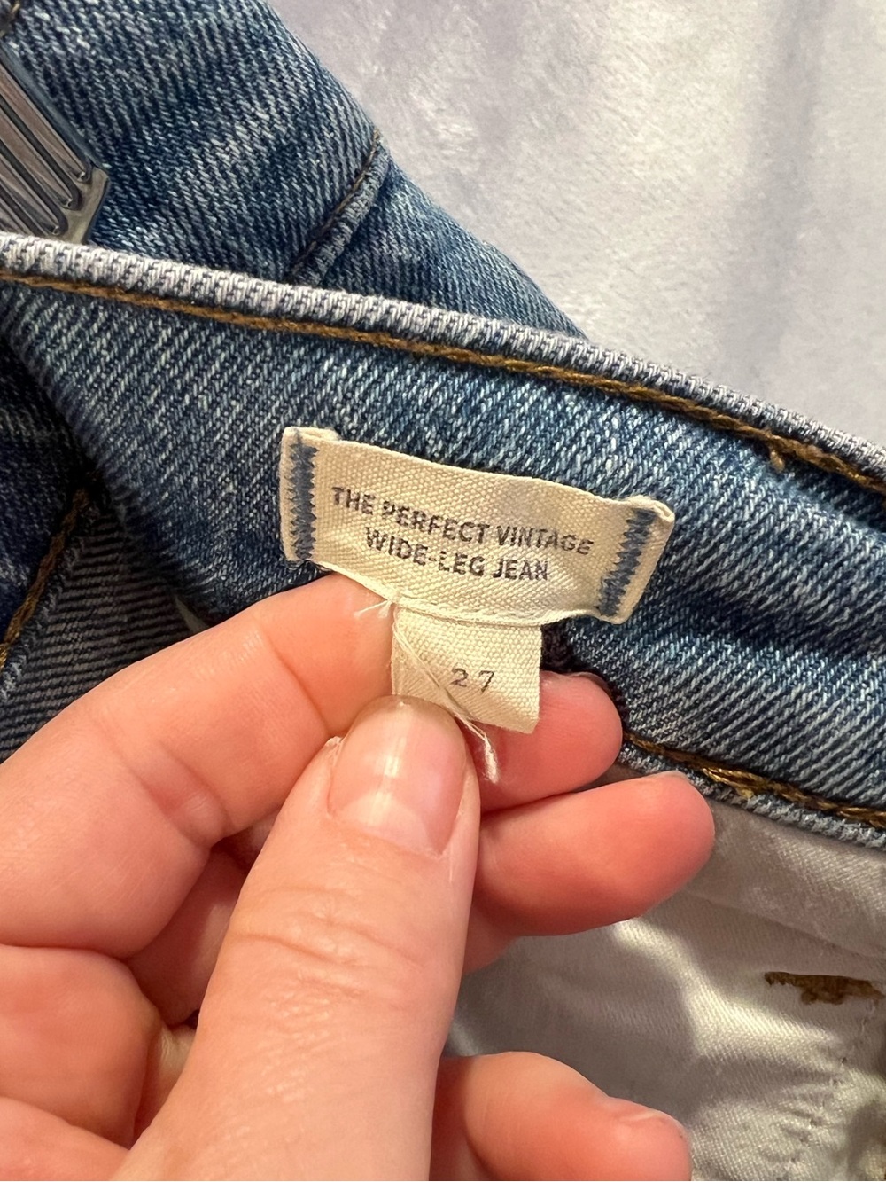 Madewell the Perfect Vintage Wide Leg Cropped Jeans Medium Wash - Picture 10 of 13